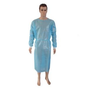 Waterproof PP + PE Isolation Gown