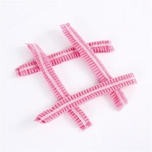 Disposable Clip Cap w/Double Elastic-Pink